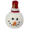 Tii Collections 5" Snowman Head with a Red and White Hat Christmas Ornament